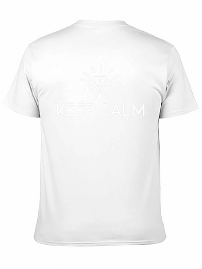 Keep Calm Diamond Black T-Shirt