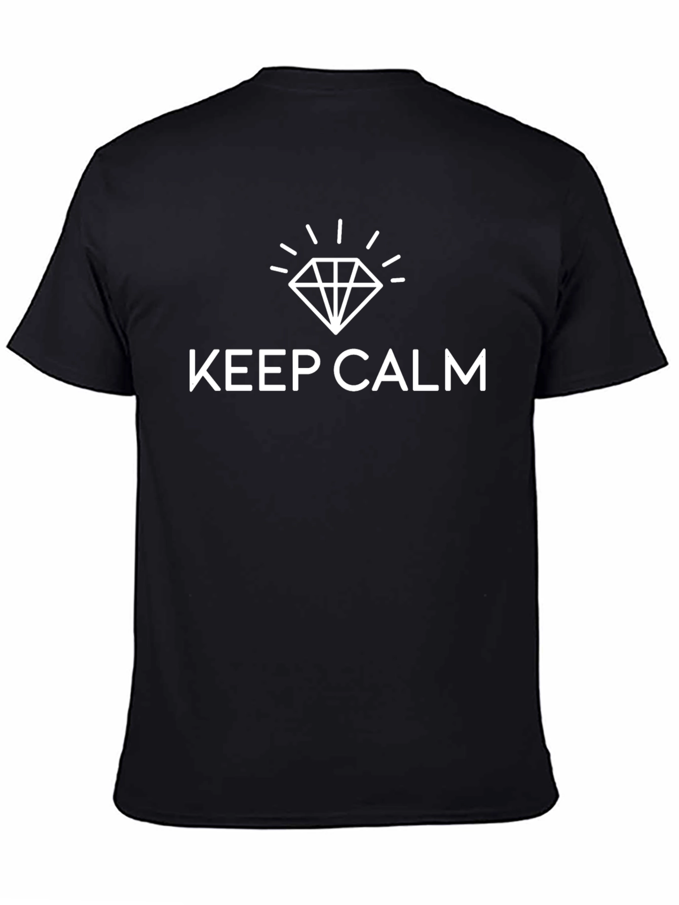 Keep Calm Diamond Black T-Shirt