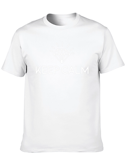 Keep Calm Diamond Black T-Shirt