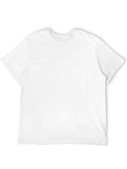 Wanderlust Mountain Graphic Tee - Black