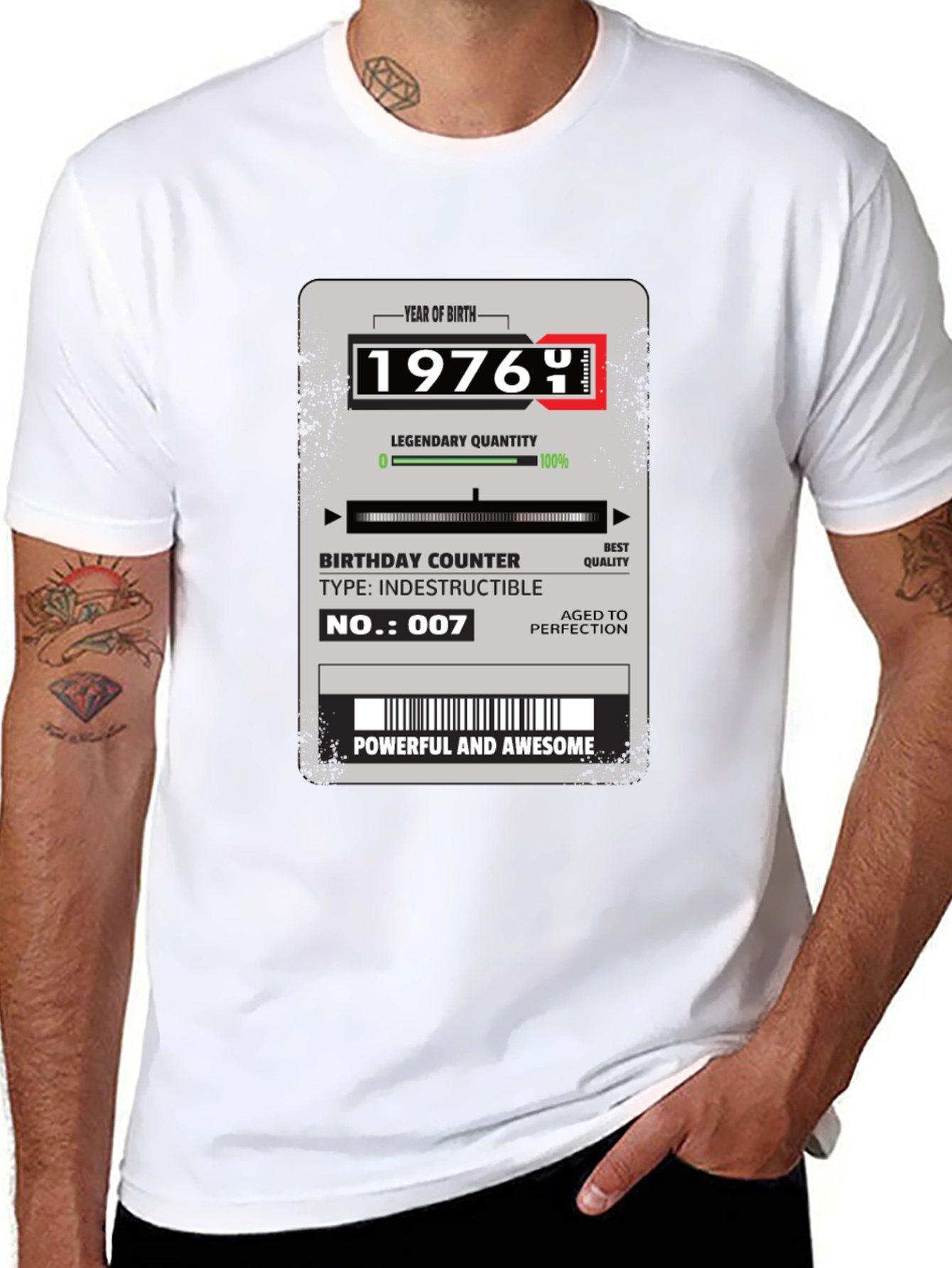 1976 Birthday T-Shirt - Legendary Edition