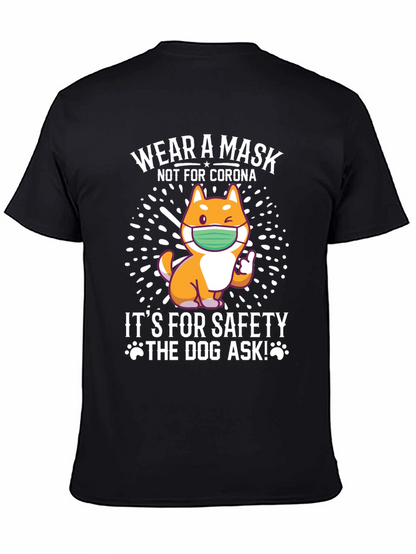 Wear a Mask Dog T-Shirt - Safety First!