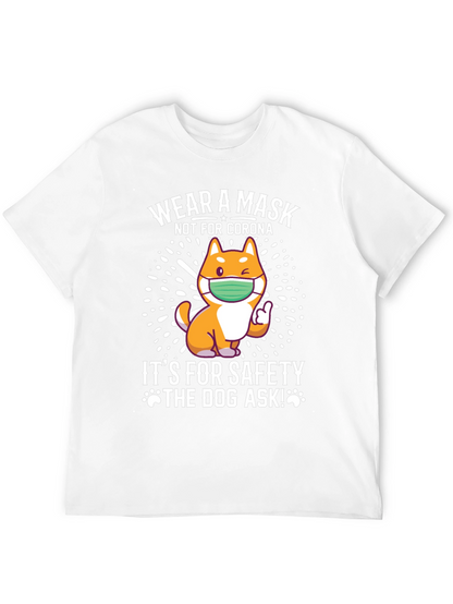 Wear a Mask Dog T-Shirt - Safety First!