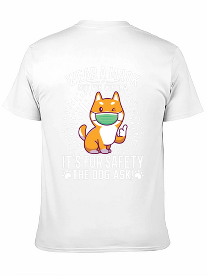 Wear a Mask Dog T-Shirt - Safety First!