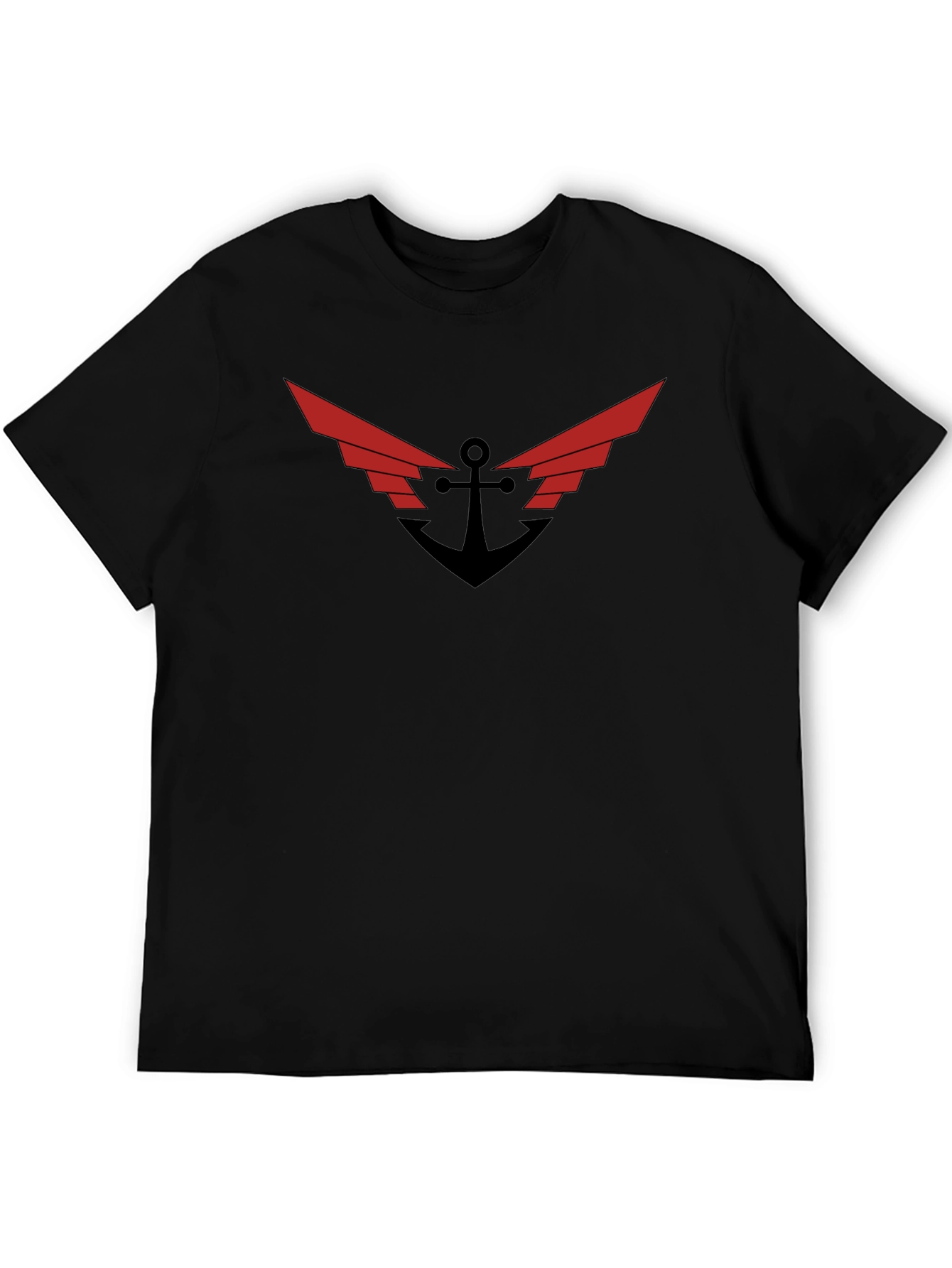 Anchor Wings Graphic Tee - Black