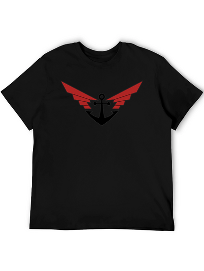Anchor Wings Graphic Tee - Black