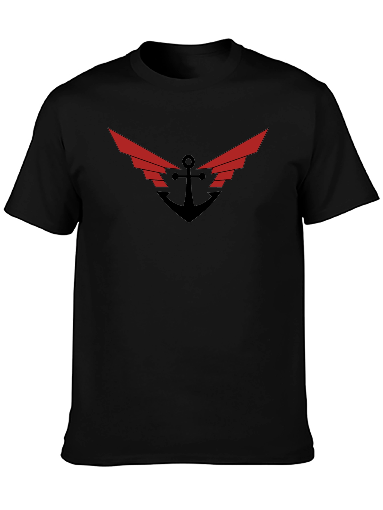 Anchor Wings Graphic Tee - Black