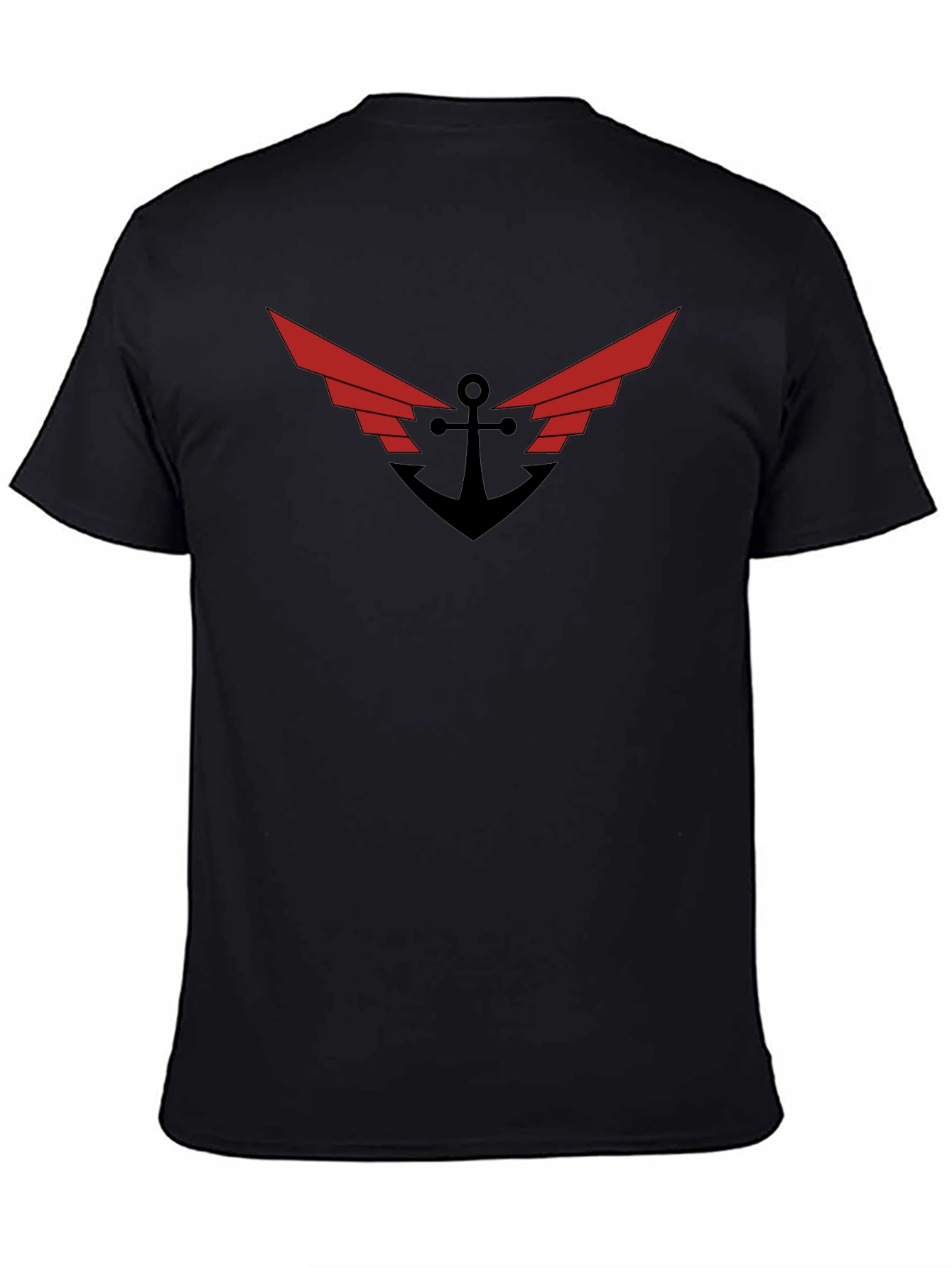 Anchor Wings Graphic Tee - Black