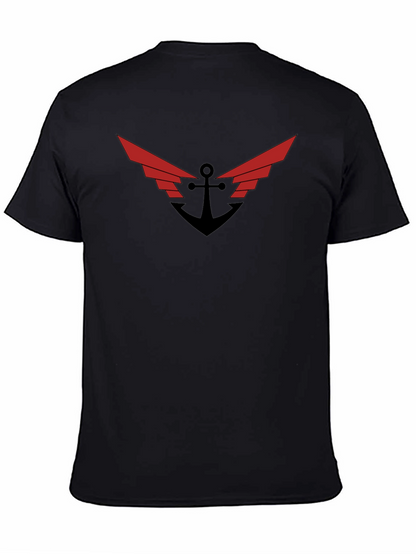 Anchor Wings Graphic Tee - Black