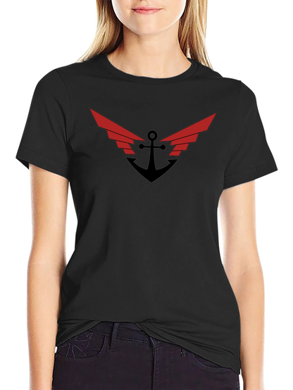 Anchor Wings Graphic Tee - Black