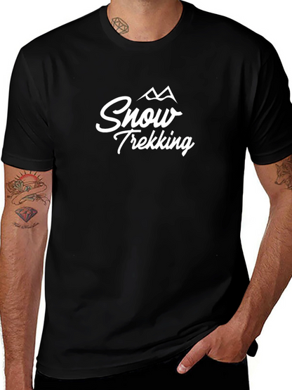 Snow Trekking Graphic Tee - Black