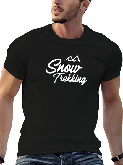 Snow Trekking Graphic Tee - Black