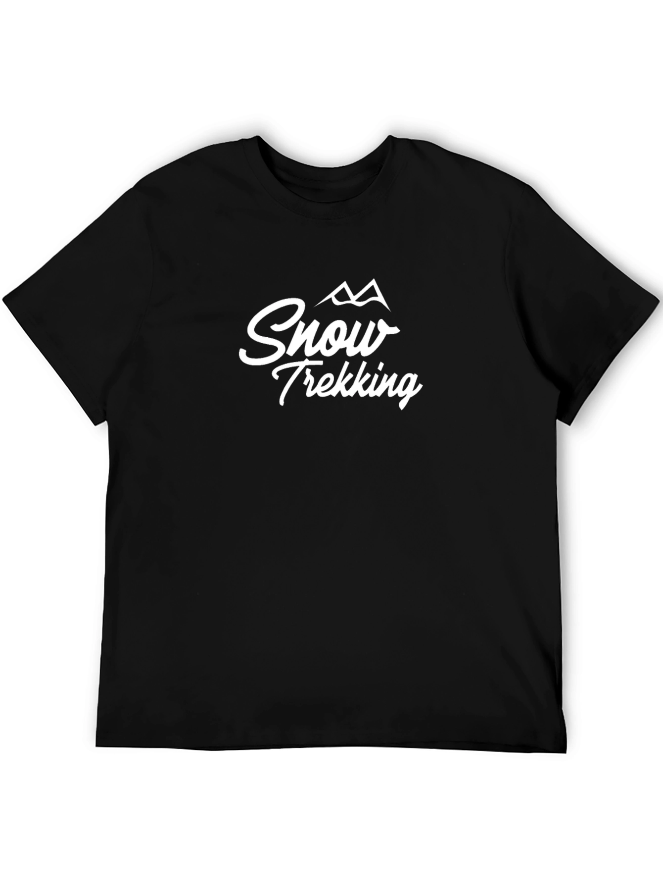 Snow Trekking Graphic Tee - Black