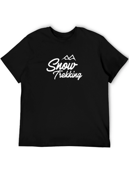 Snow Trekking Graphic Tee - Black