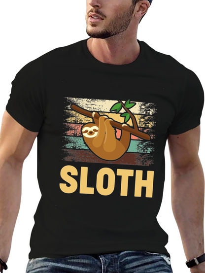 Sloth Graphic Tee - Hang Loose & Stay Cozy!
