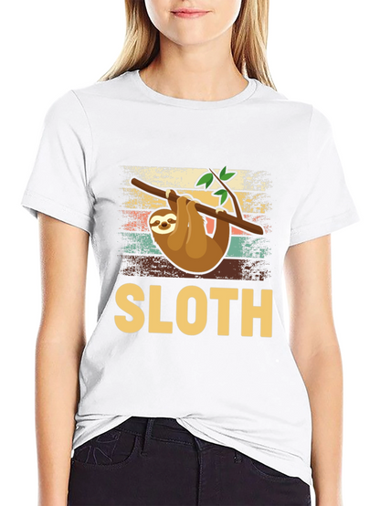 Sloth Graphic Tee - Hang Loose & Stay Cozy!