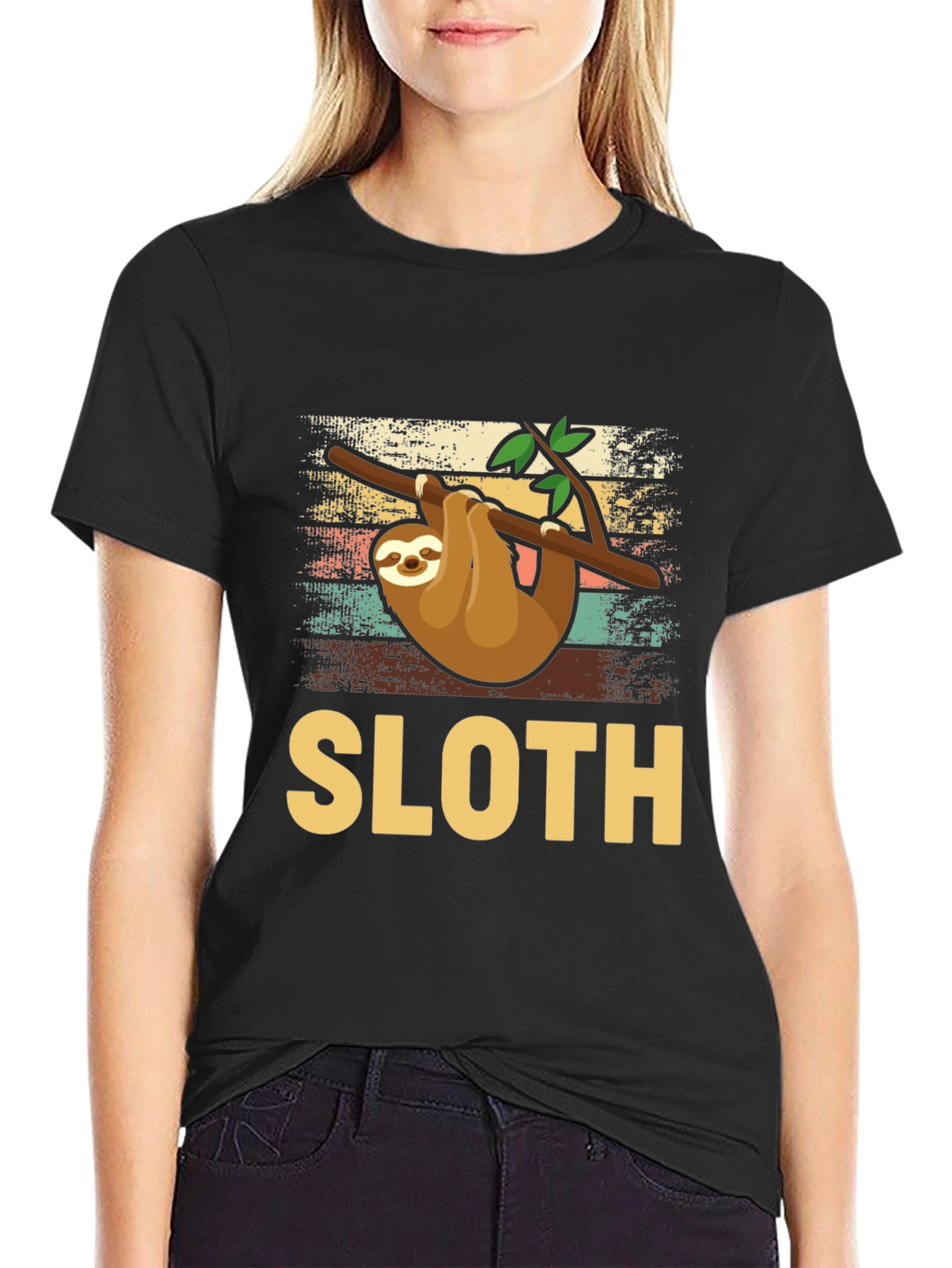 Sloth Graphic Tee - Hang Loose & Stay Cozy!