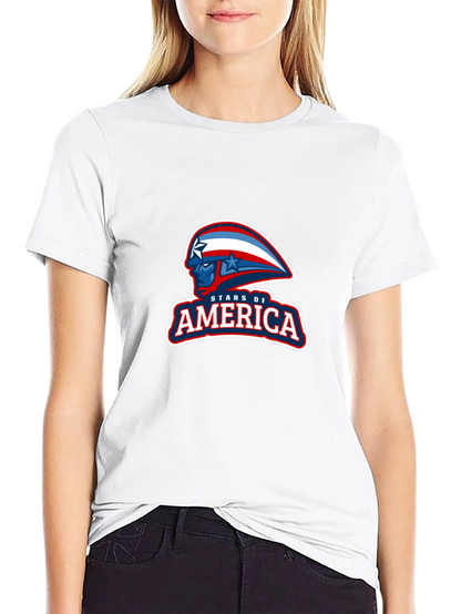 Stars of America Graphic Tee - Patriotic Design