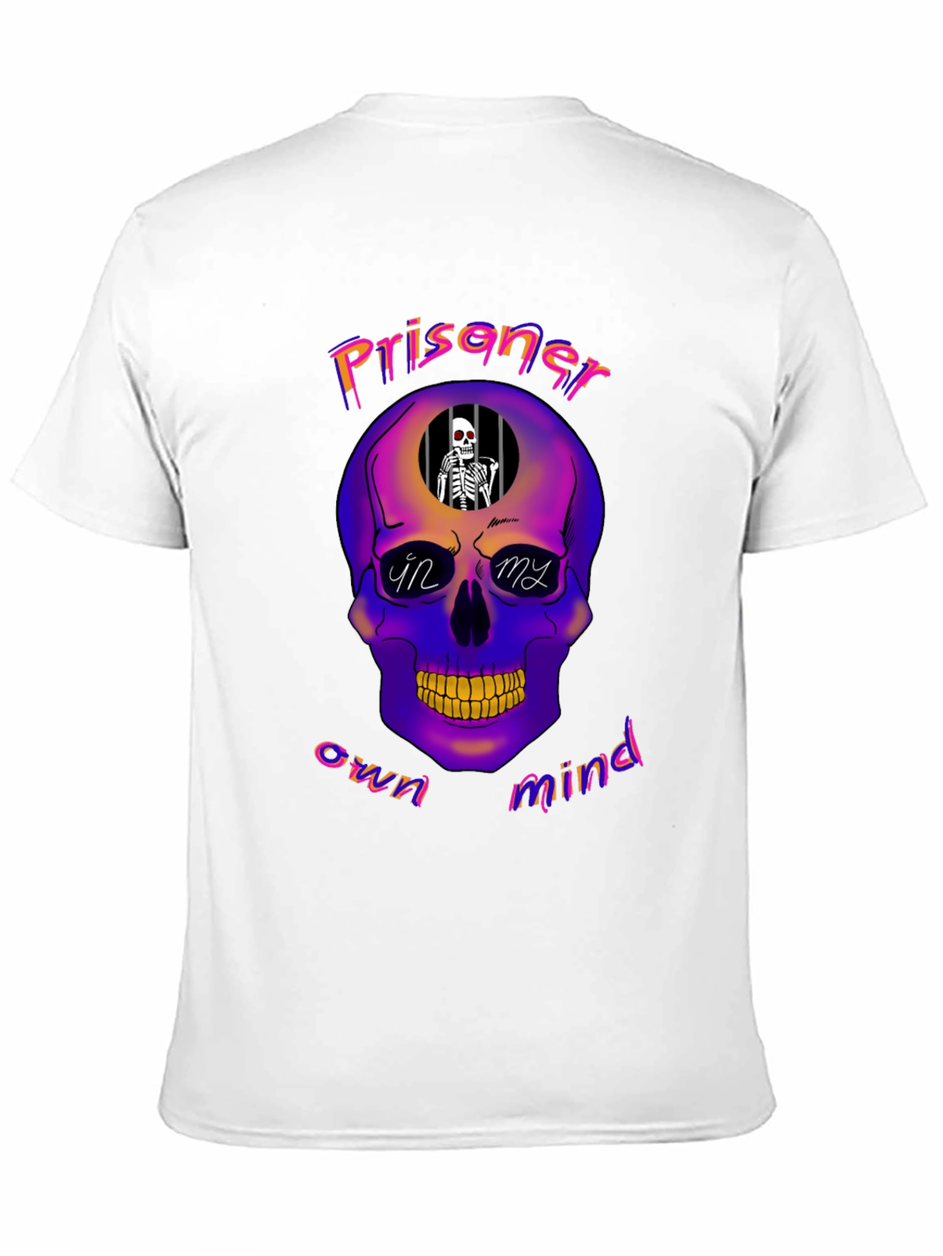 Prisoner of My Own Mind Skull Graphic Tee