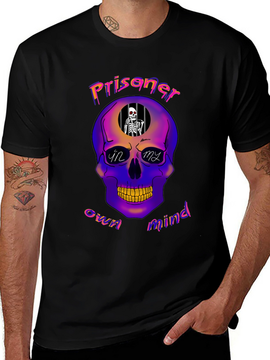 Prisoner of My Own Mind Skull Graphic Tee