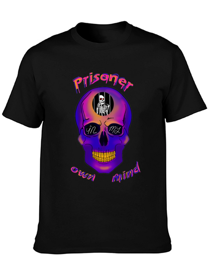 Prisoner of My Own Mind Skull Graphic Tee