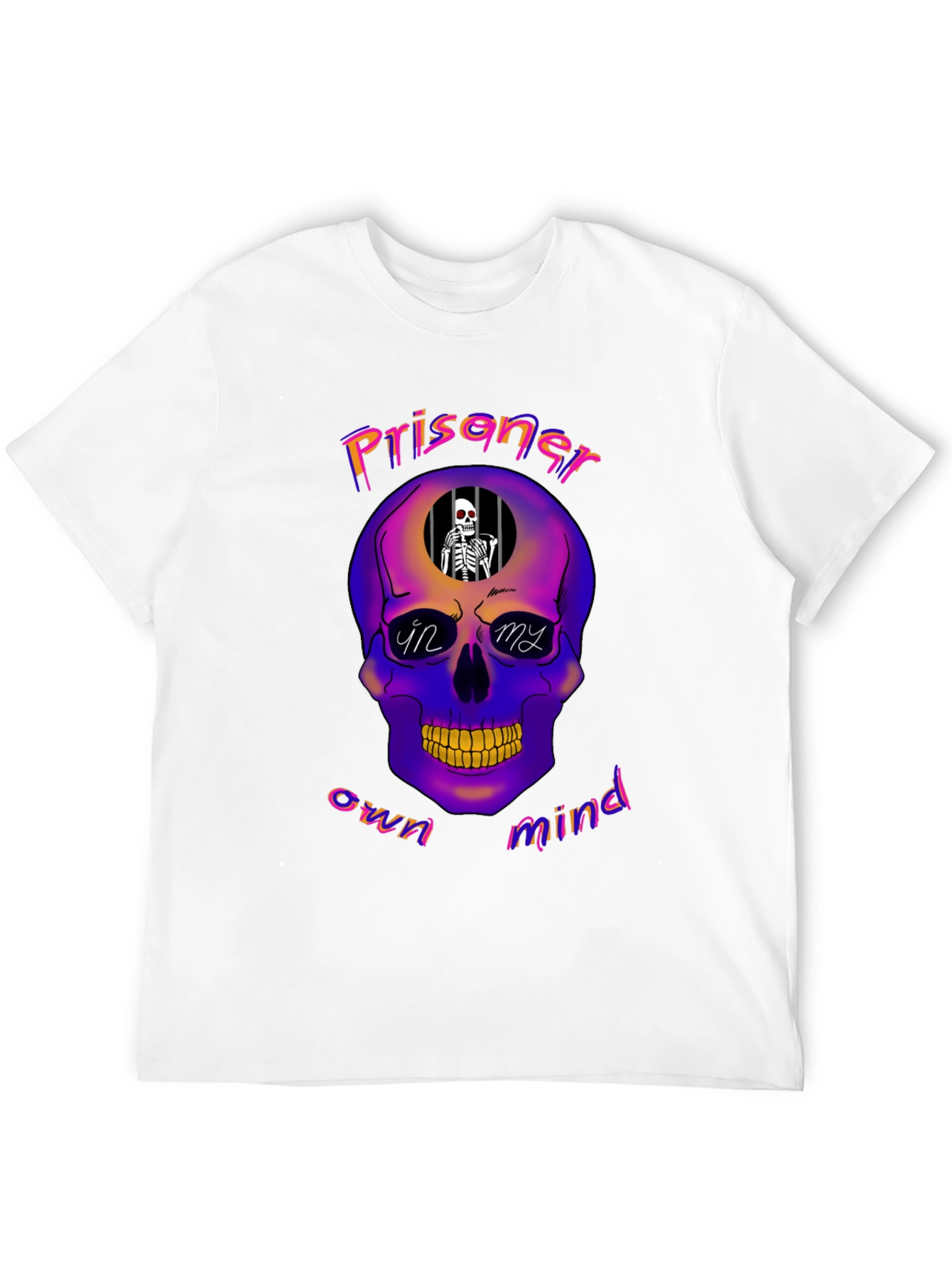 Prisoner of My Own Mind Skull Graphic Tee