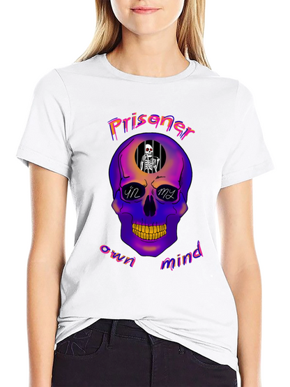 Prisoner of My Own Mind Skull Graphic Tee
