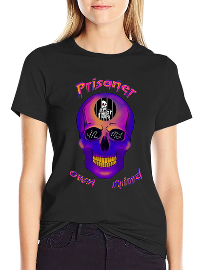 Prisoner of My Own Mind Skull Graphic Tee