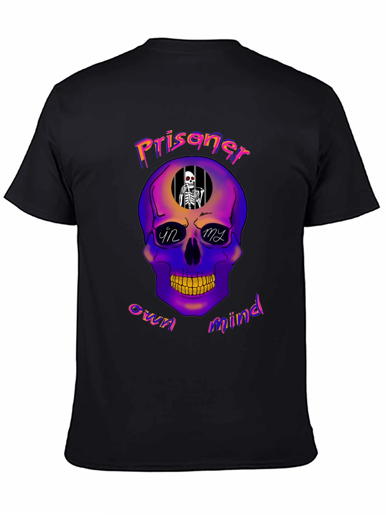 Prisoner of My Own Mind Skull Graphic Tee