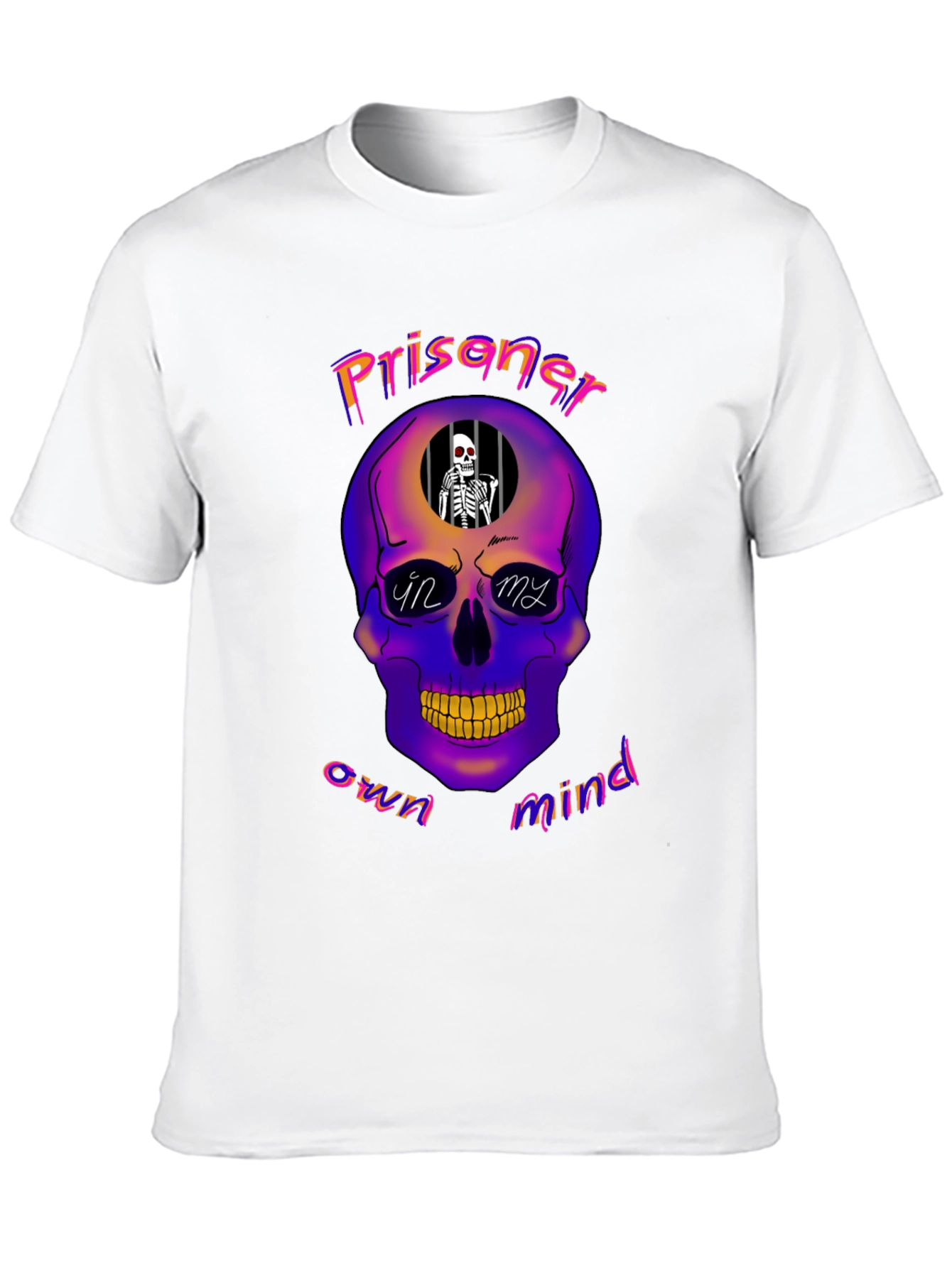 Prisoner of My Own Mind Skull Graphic Tee