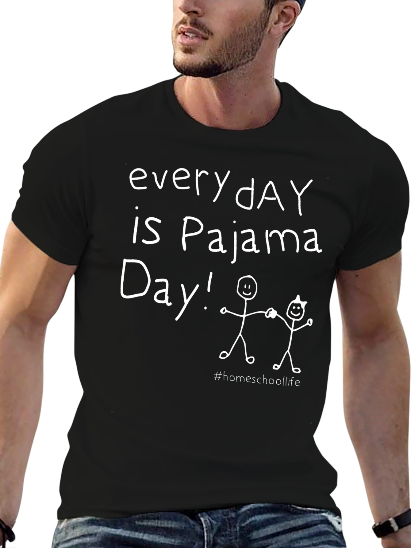 Every Day is Pajama Day T-Shirt Homeschool Life