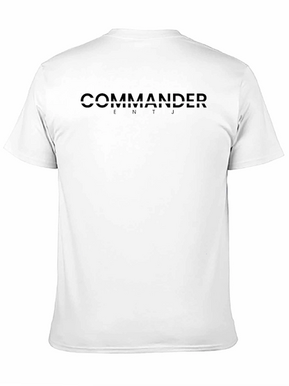 Commander ENTJ Black T-Shirt
