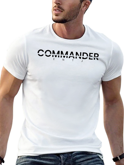 Commander ENTJ Black T-Shirt