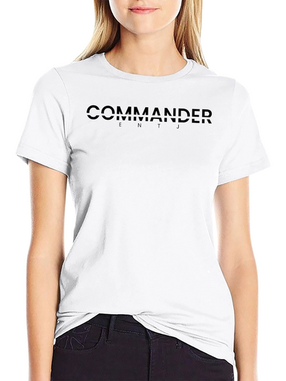 Commander ENTJ Black T-Shirt