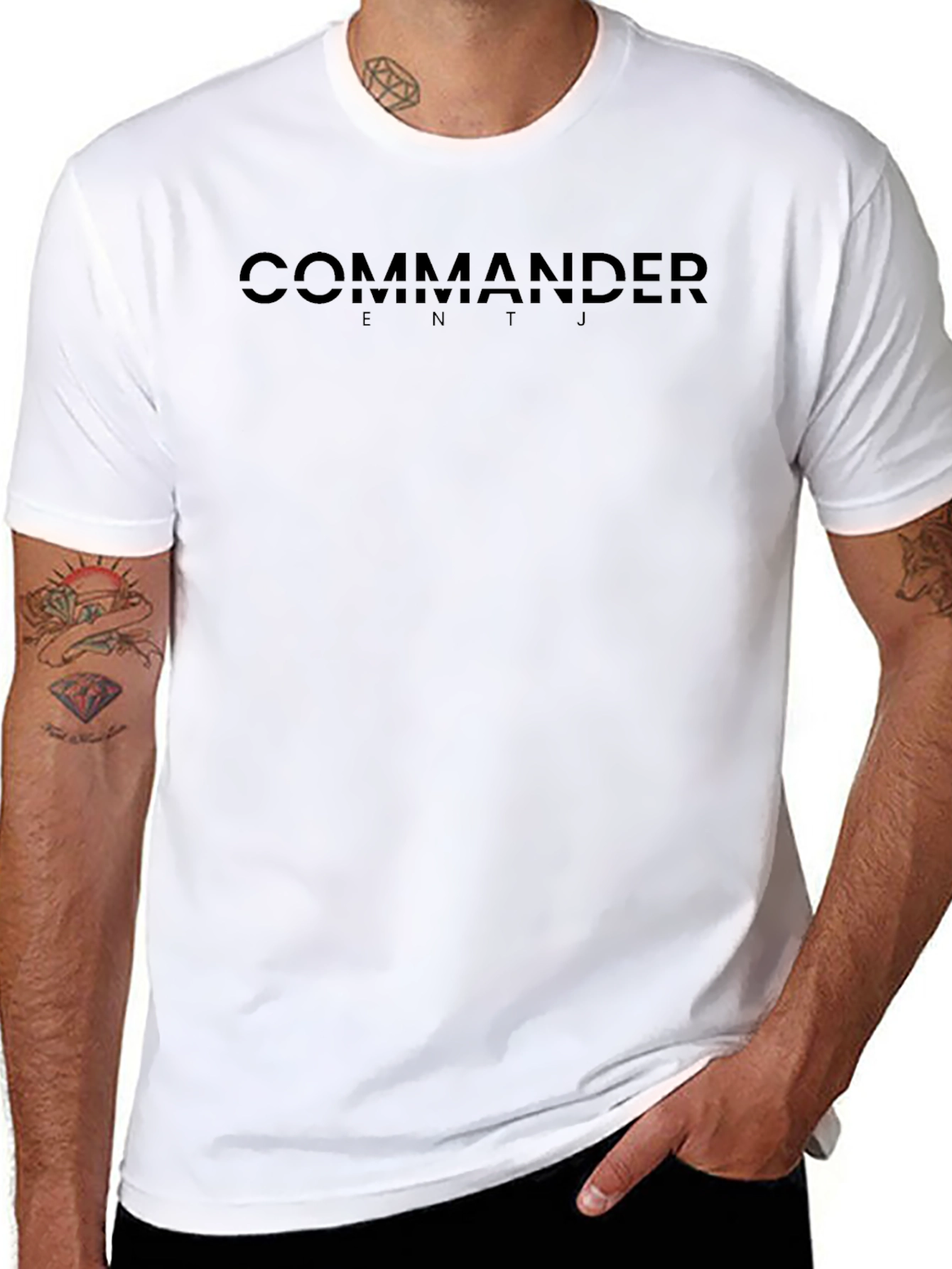 Commander ENTJ Black T-Shirt