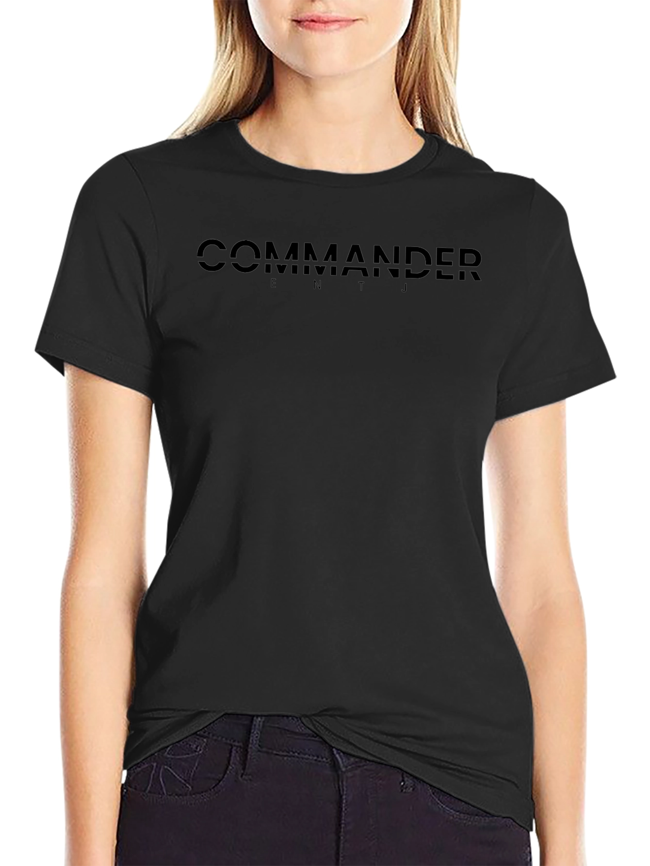 Commander ENTJ Black T-Shirt