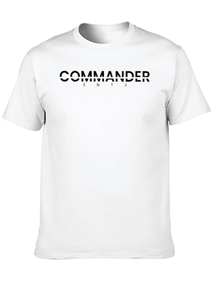 Commander ENTJ Black T-Shirt
