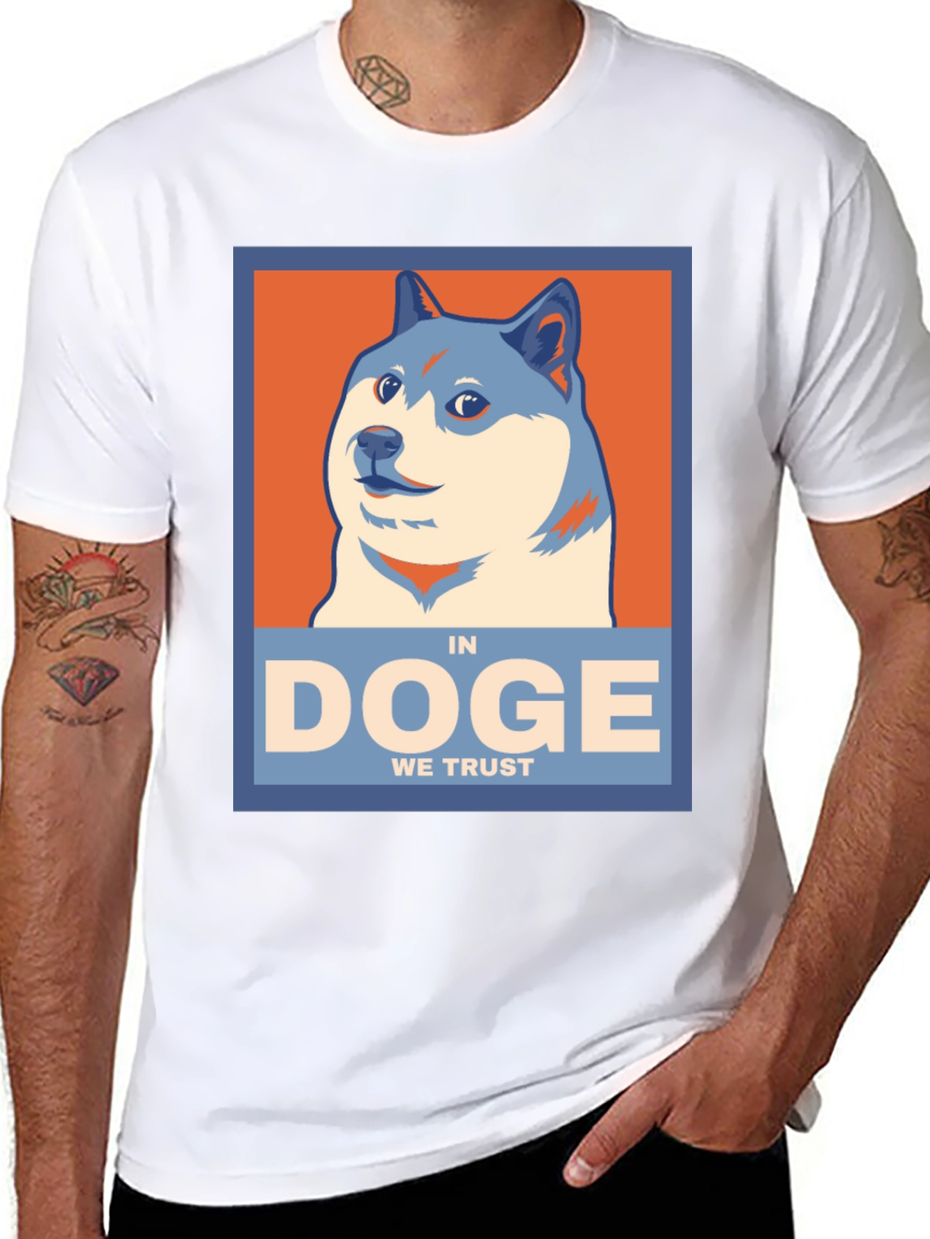 In Doge We Trust Black T-Shirt