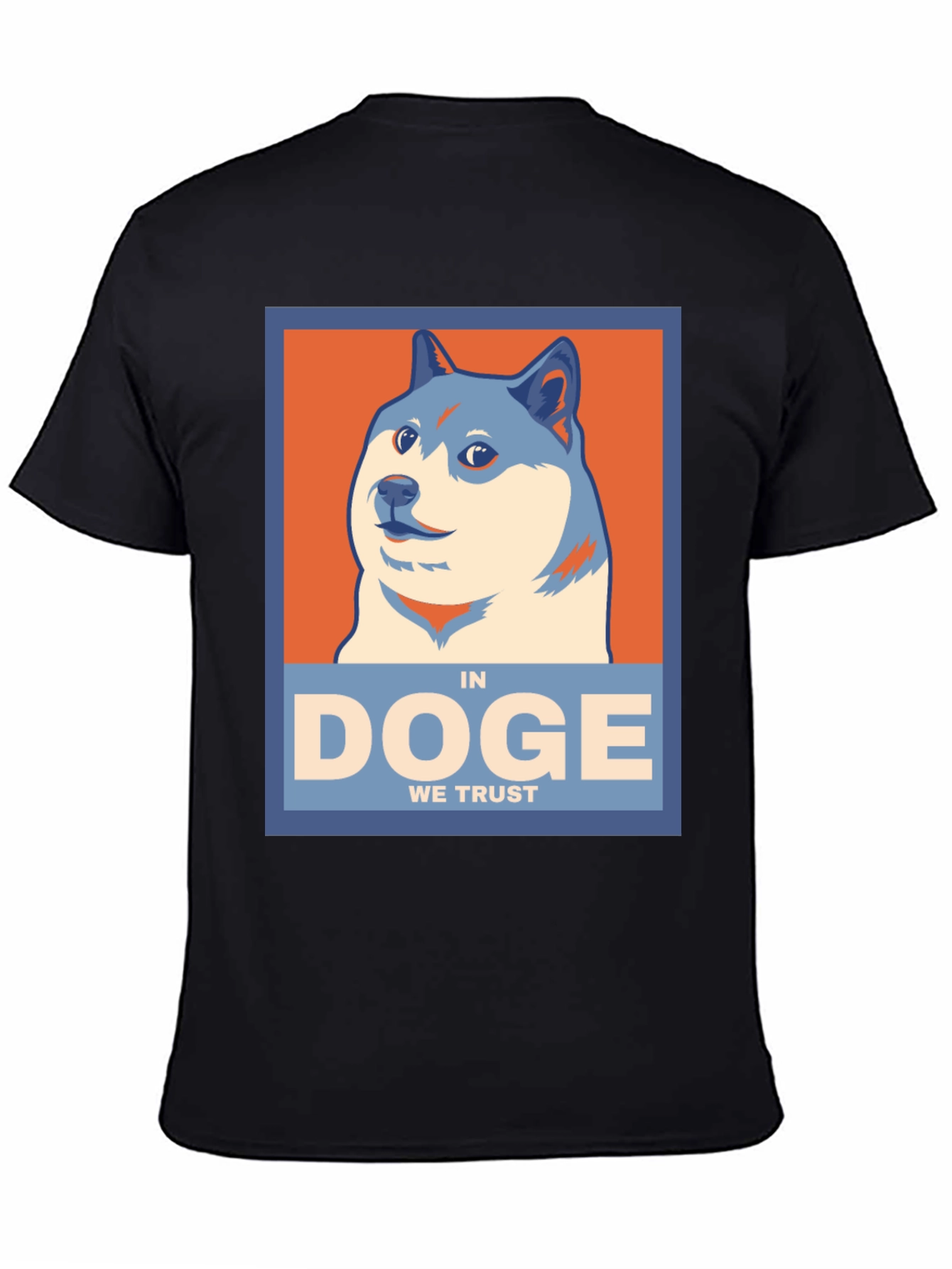 In Doge We Trust Black T-Shirt