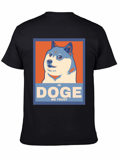 In Doge We Trust Black T-Shirt