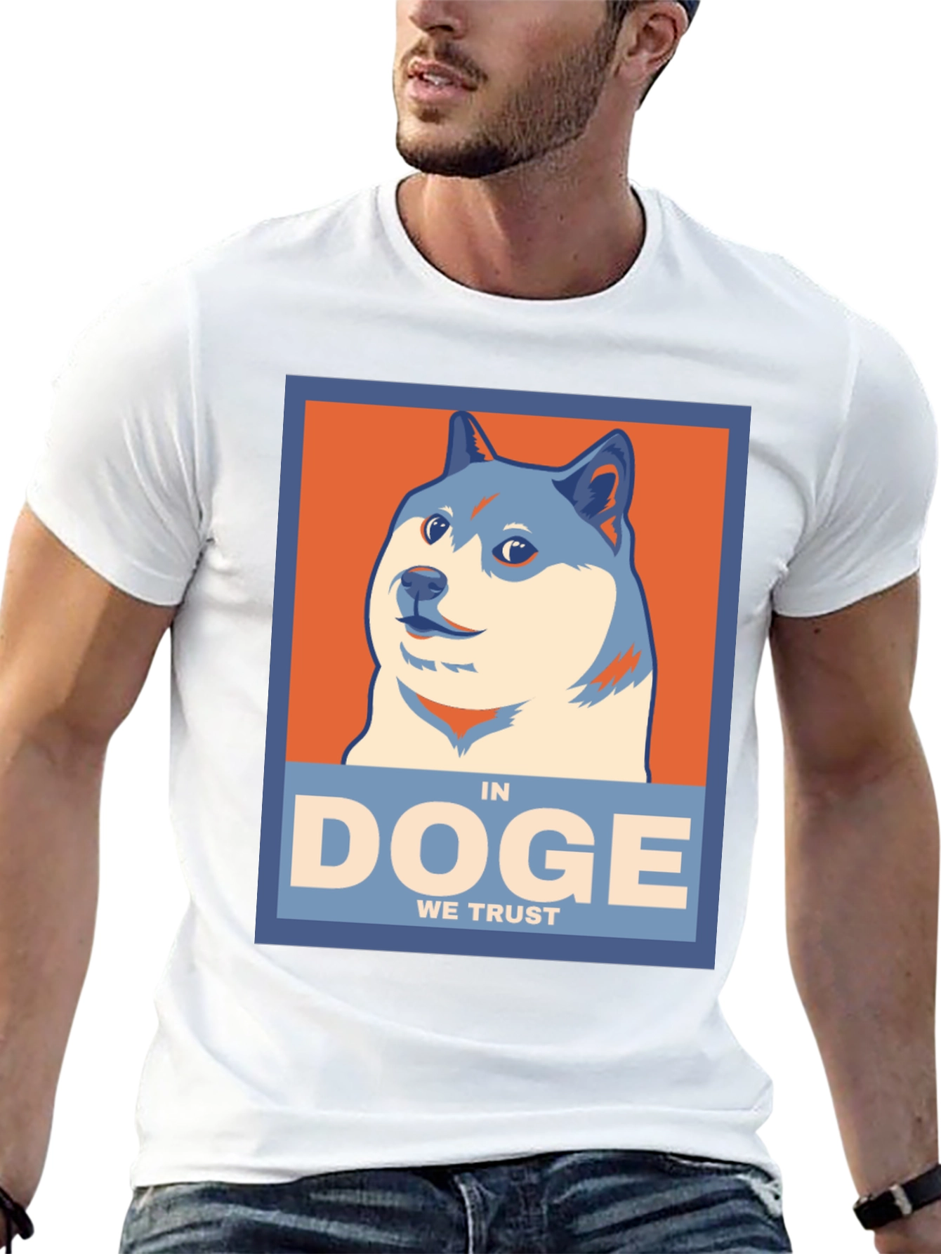 In Doge We Trust Black T-Shirt