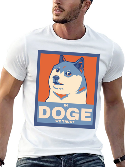 In Doge We Trust Black T-Shirt