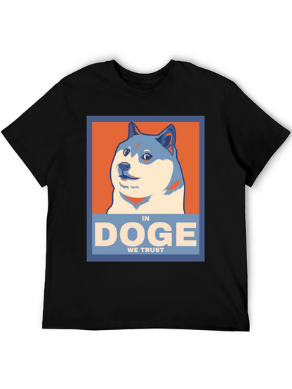 In Doge We Trust Black T-Shirt