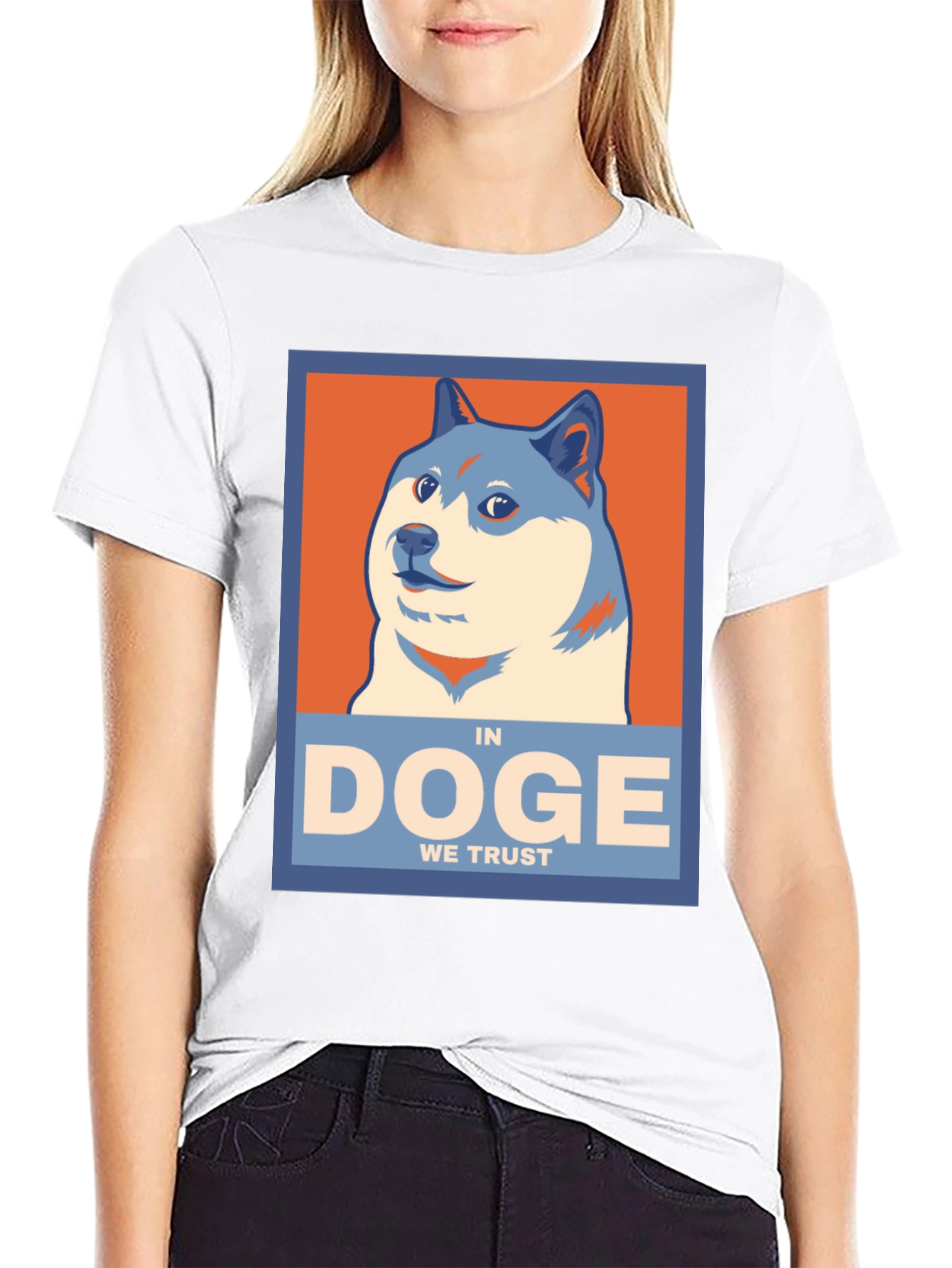 In Doge We Trust Black T-Shirt