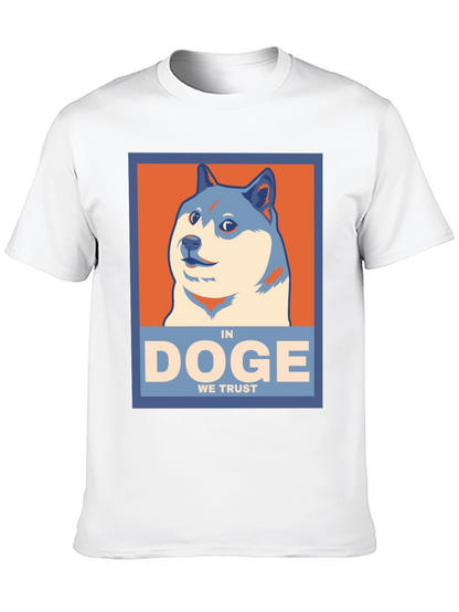 In Doge We Trust Black T-Shirt