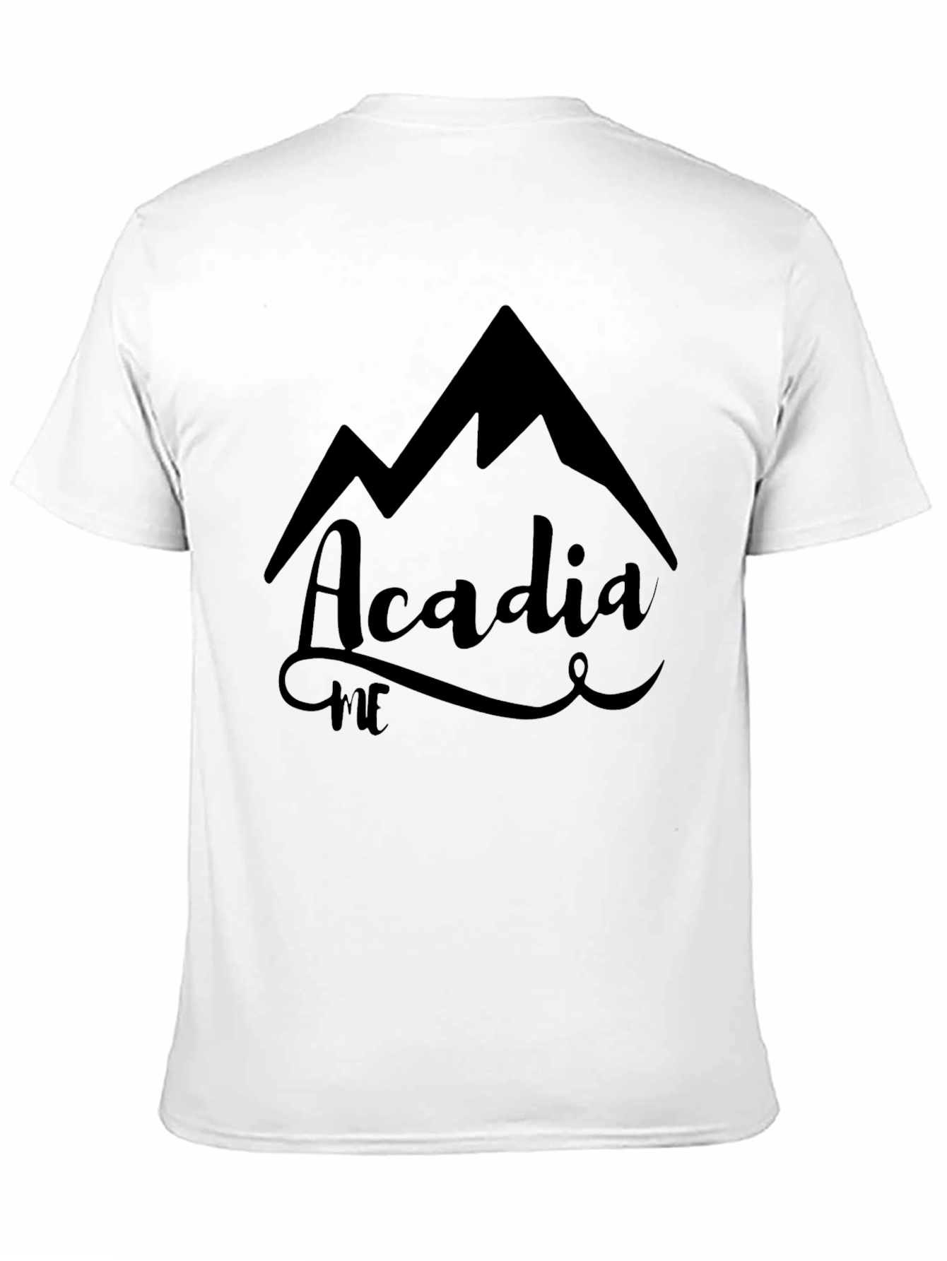 Acadia ME Mountain Graphic Tee - Black