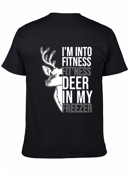 Fitness Deer Freezer Novelty Graphic Tee