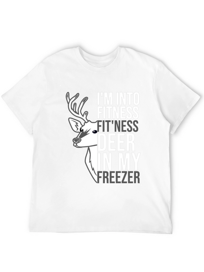 Fitness Deer Freezer Novelty Graphic Tee