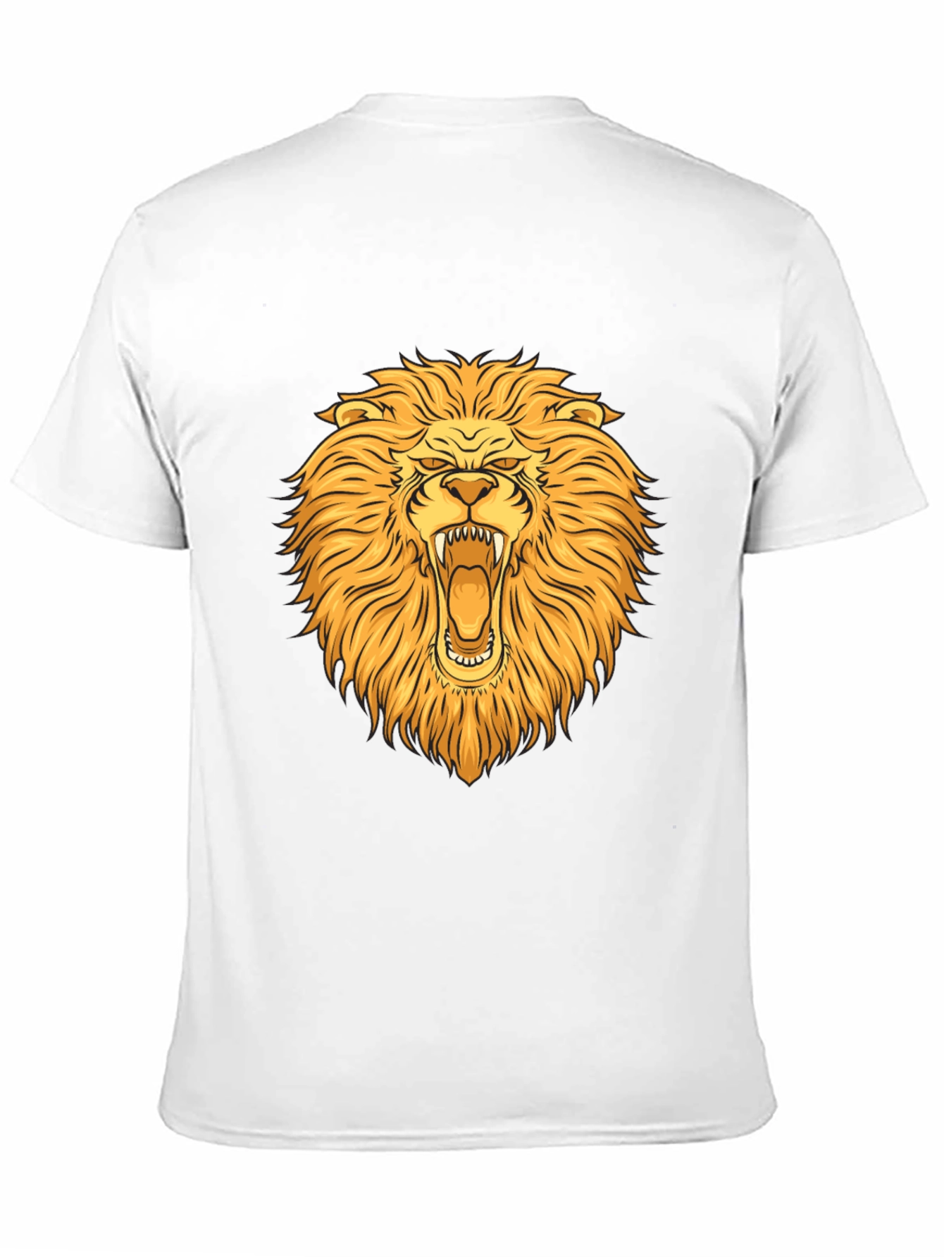 Lion Graphic T-Shirt - Bold Animal Print Tee