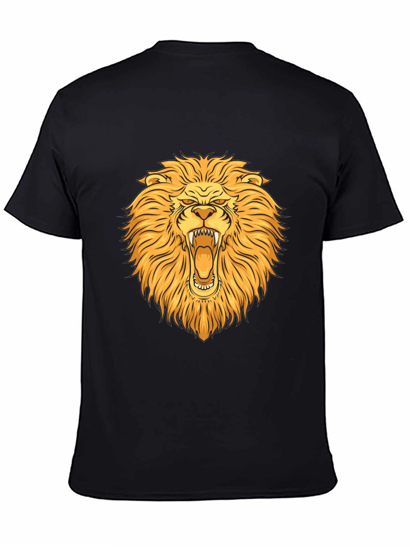 Lion Graphic T-Shirt - Bold Animal Print Tee